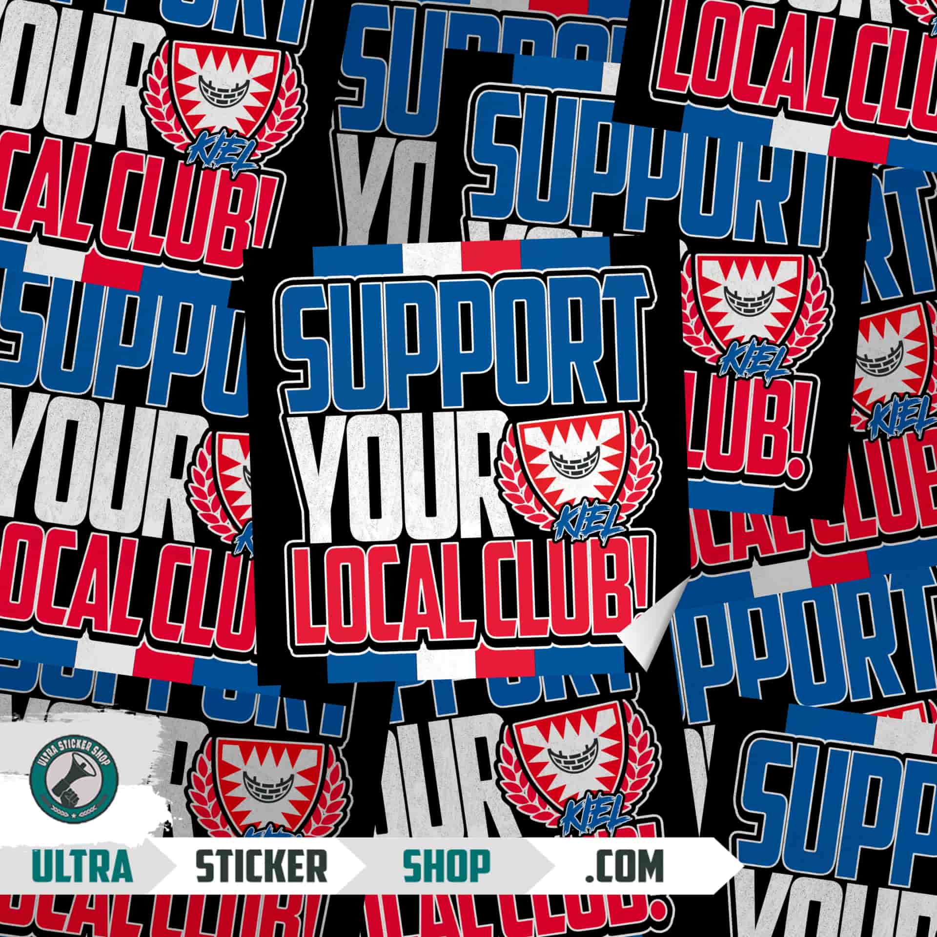 Support your local club (Kiel) Stickers