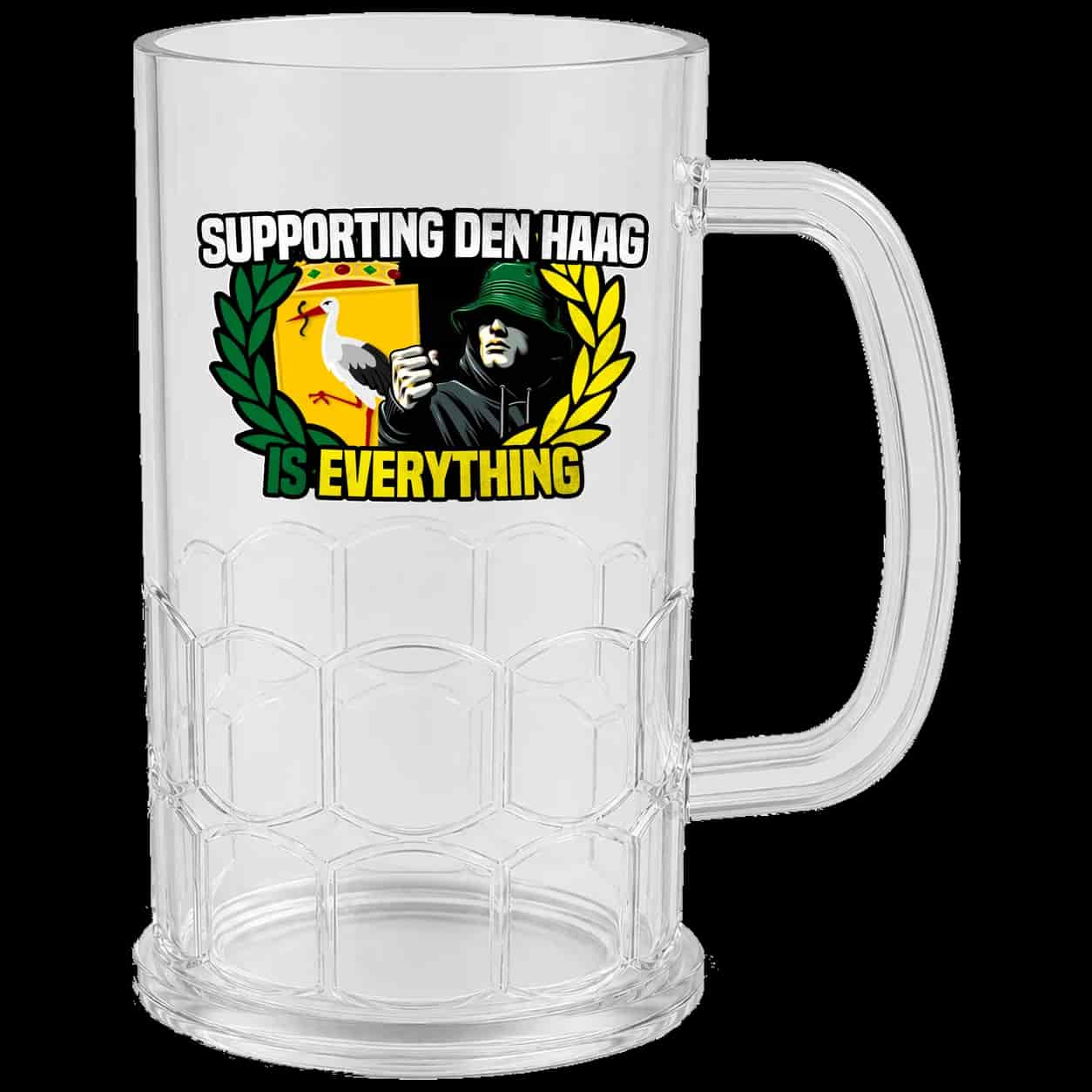 Supporting Den Haag is everything Beer Mug