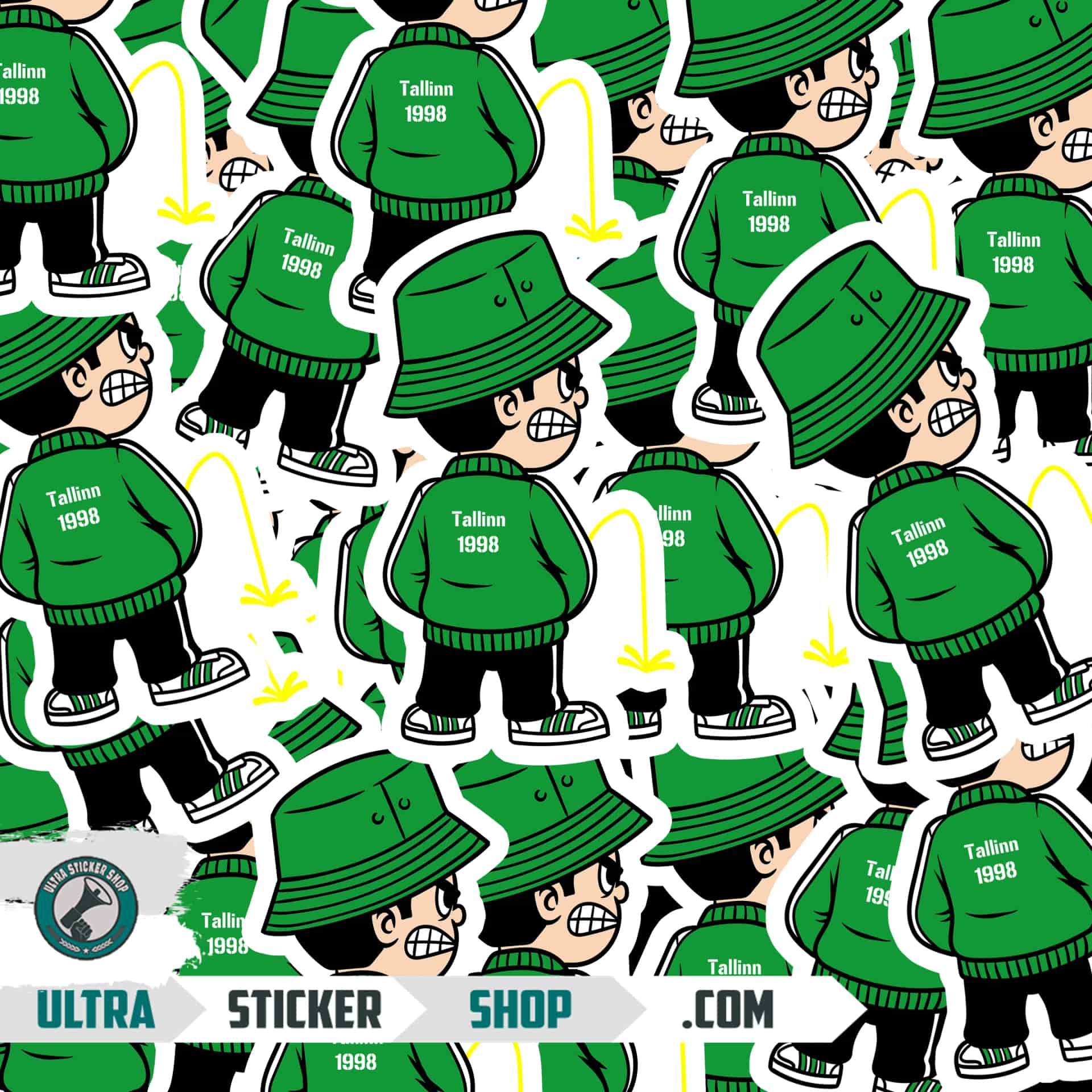 Tallinn 1998 Pee Kid Stickers