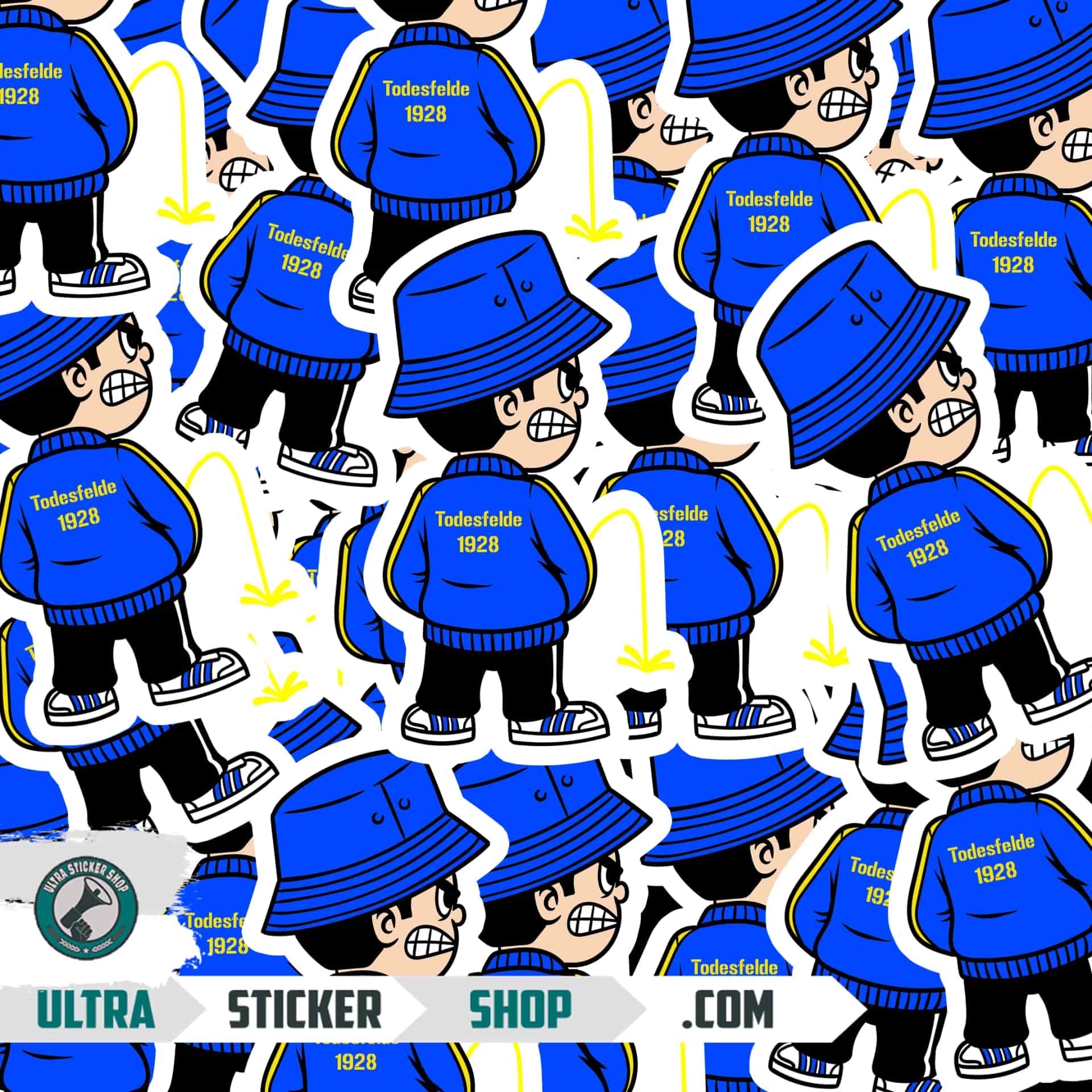 Todesfelde 1928 Pee Kid Stickers