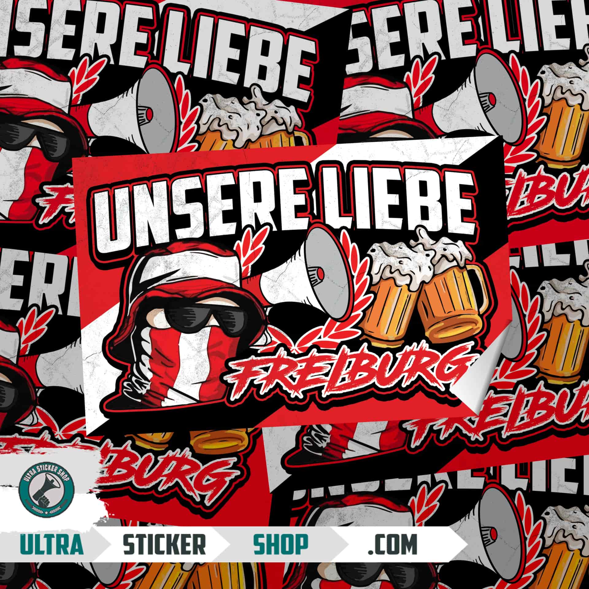 Unsere liebe Freiburg Stickers