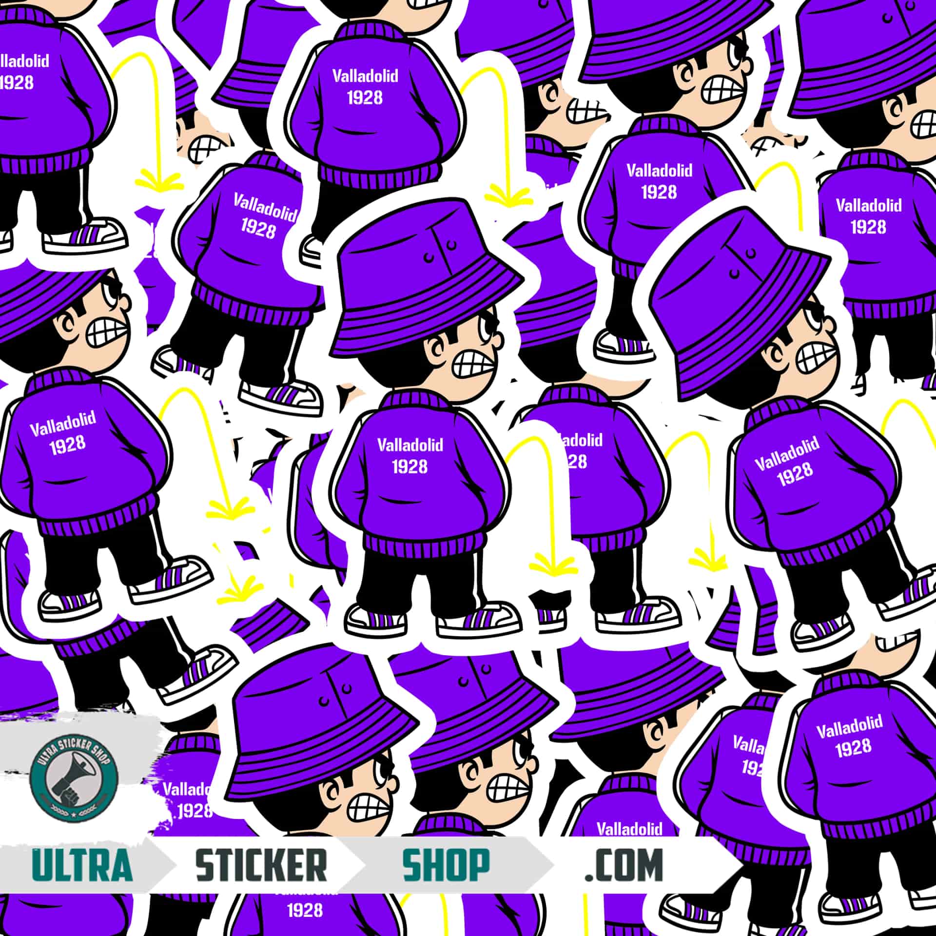 Valladolid 1928 Pee Kid Stickers