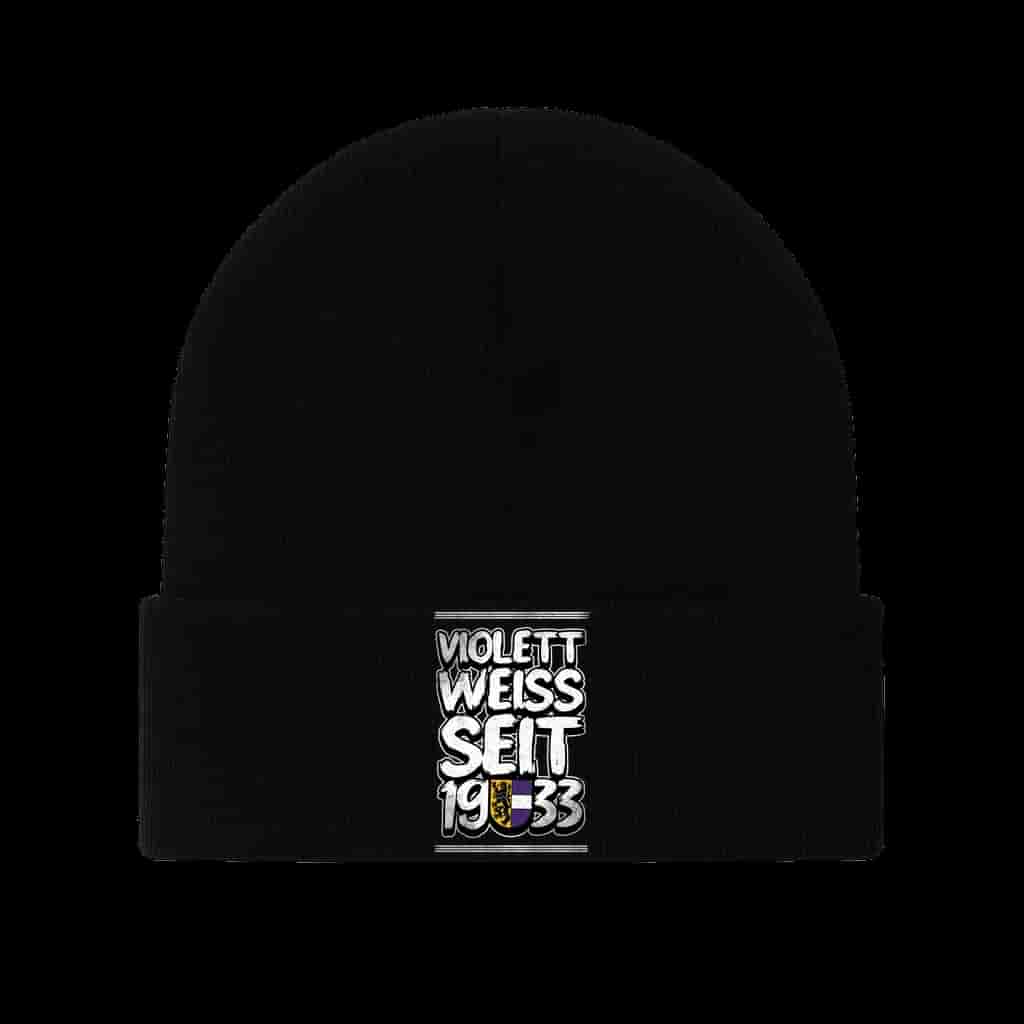 Violett-weiss Seit 1933 Beanie
