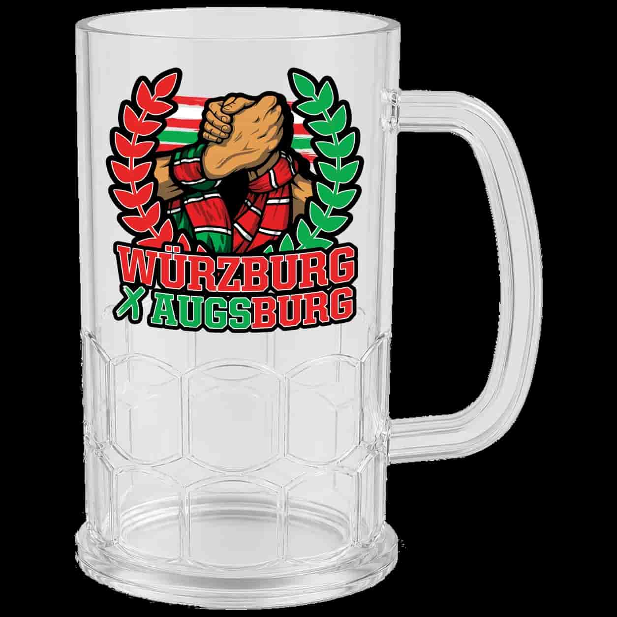 Würzburg X Augsburg Beer Mug