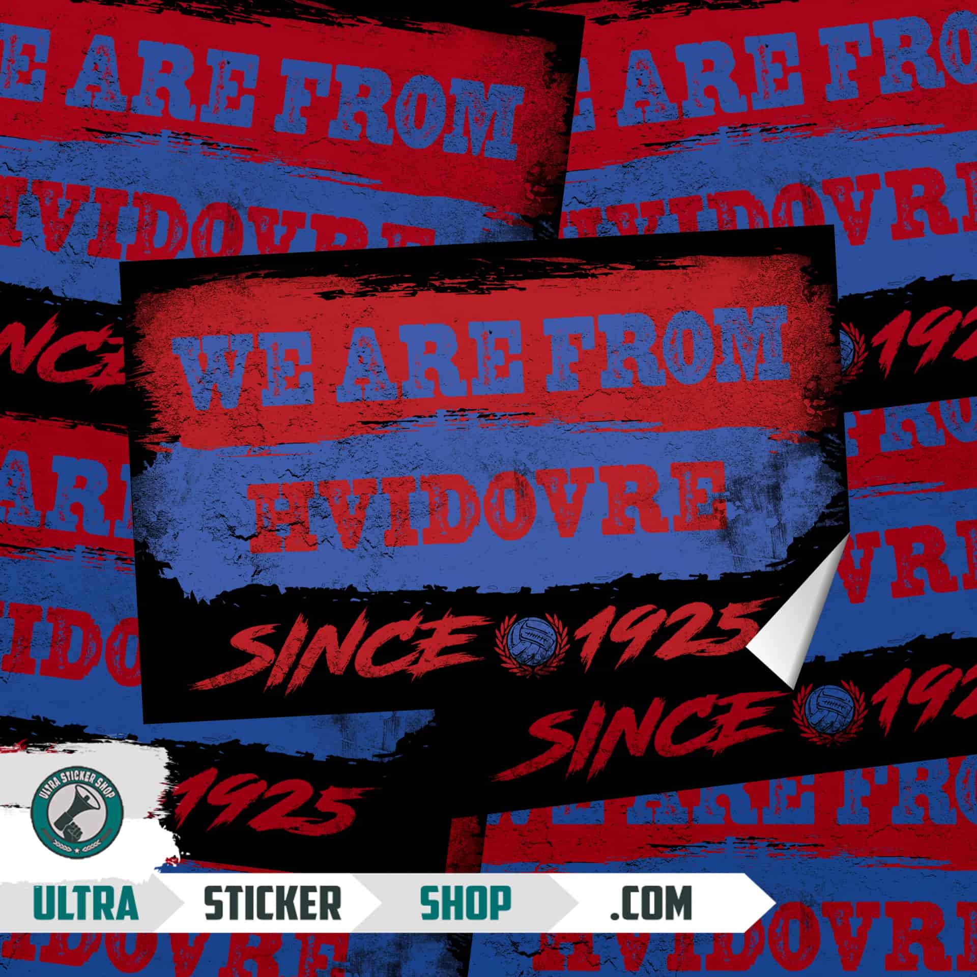 We are from Hvidovre since 1925 Stickers