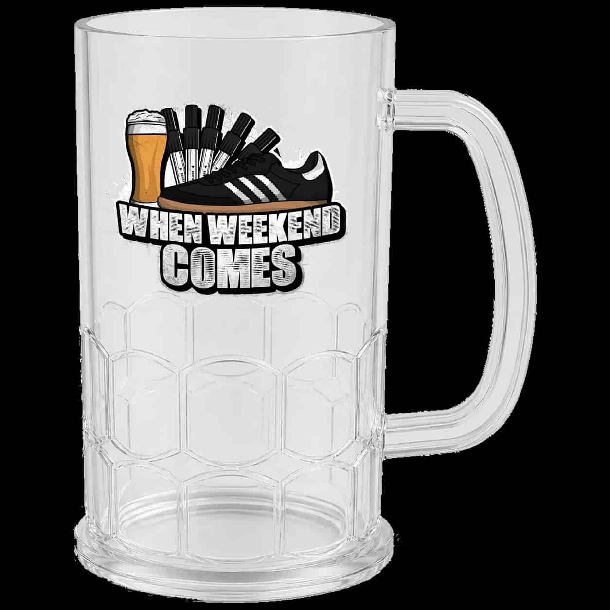 When weekend comes Beer Mug