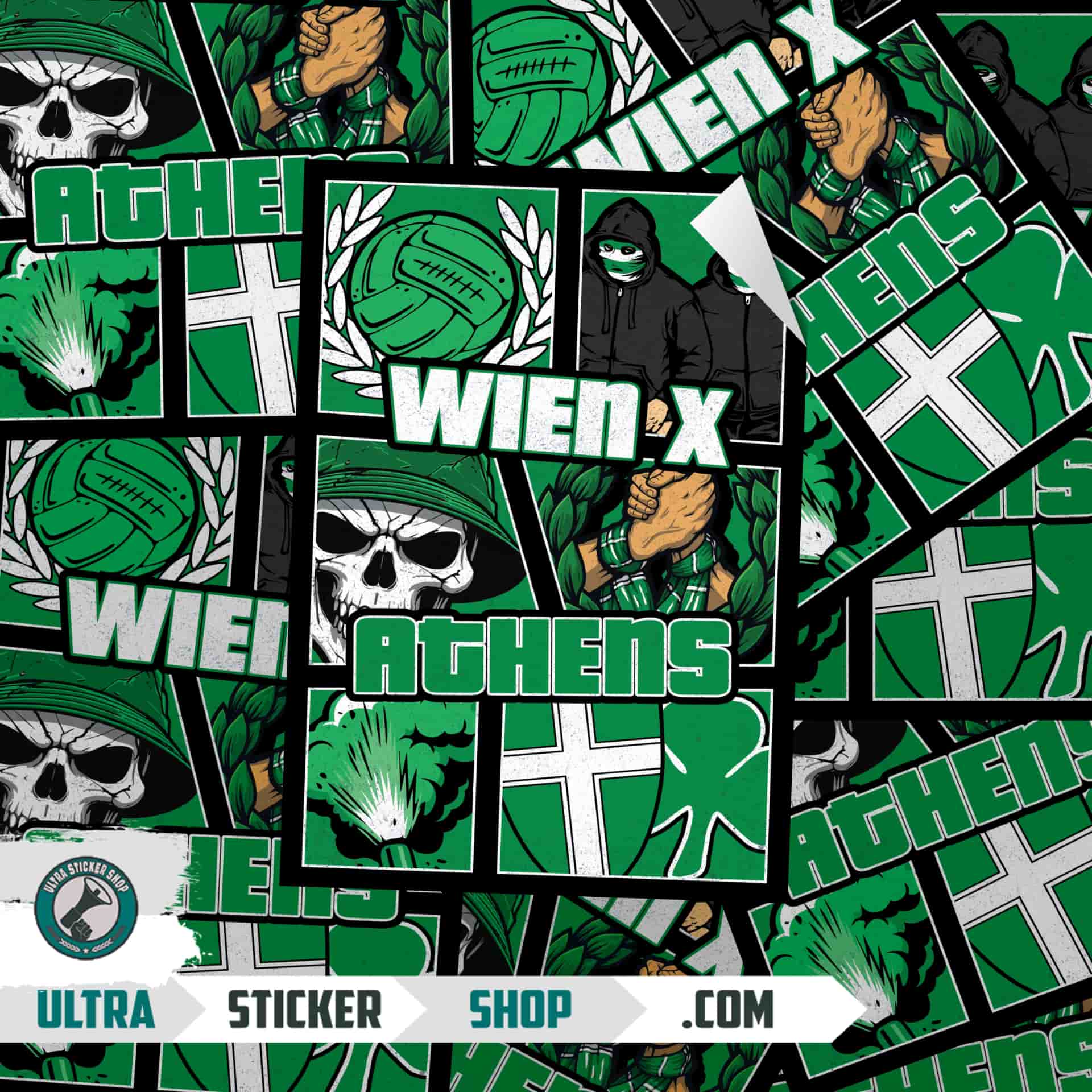 Wien X Athens Stickers