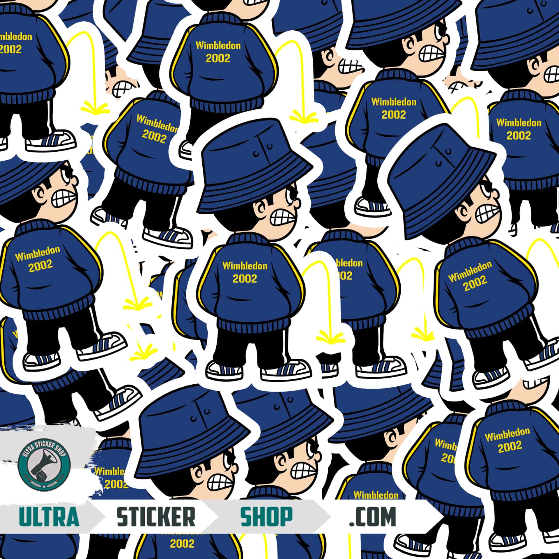 Wimbledon 2002 Pee Kid Stickers