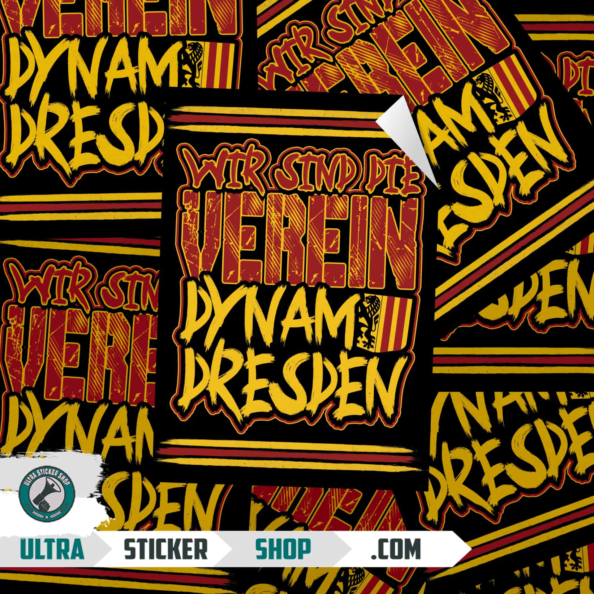 Wir sind die verein - dynamo dresden Stickers