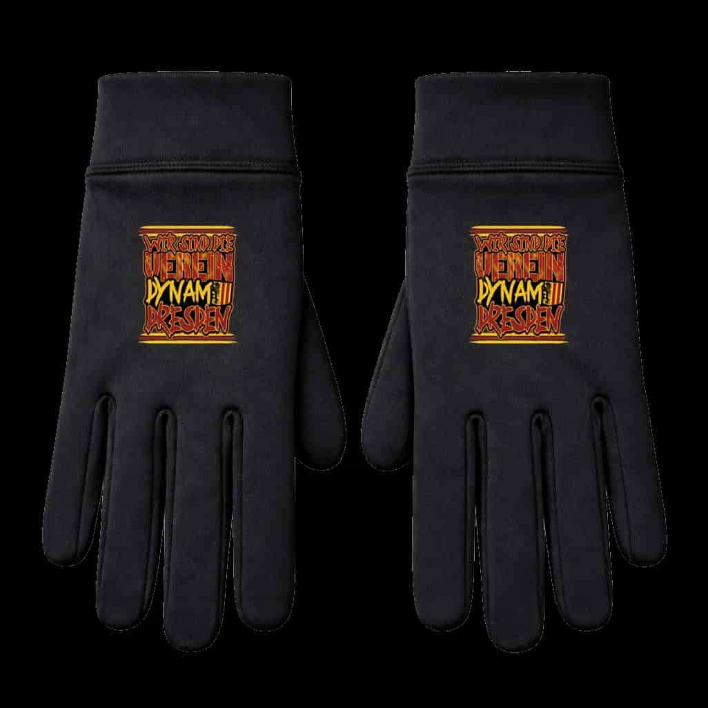 Wir sind die verein - dynamo dresden Gloves