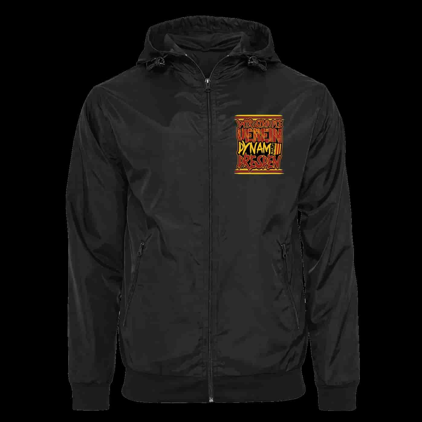 Wir sind die verein - dynamo dresden Jacket with Zip-Off Balaclava
