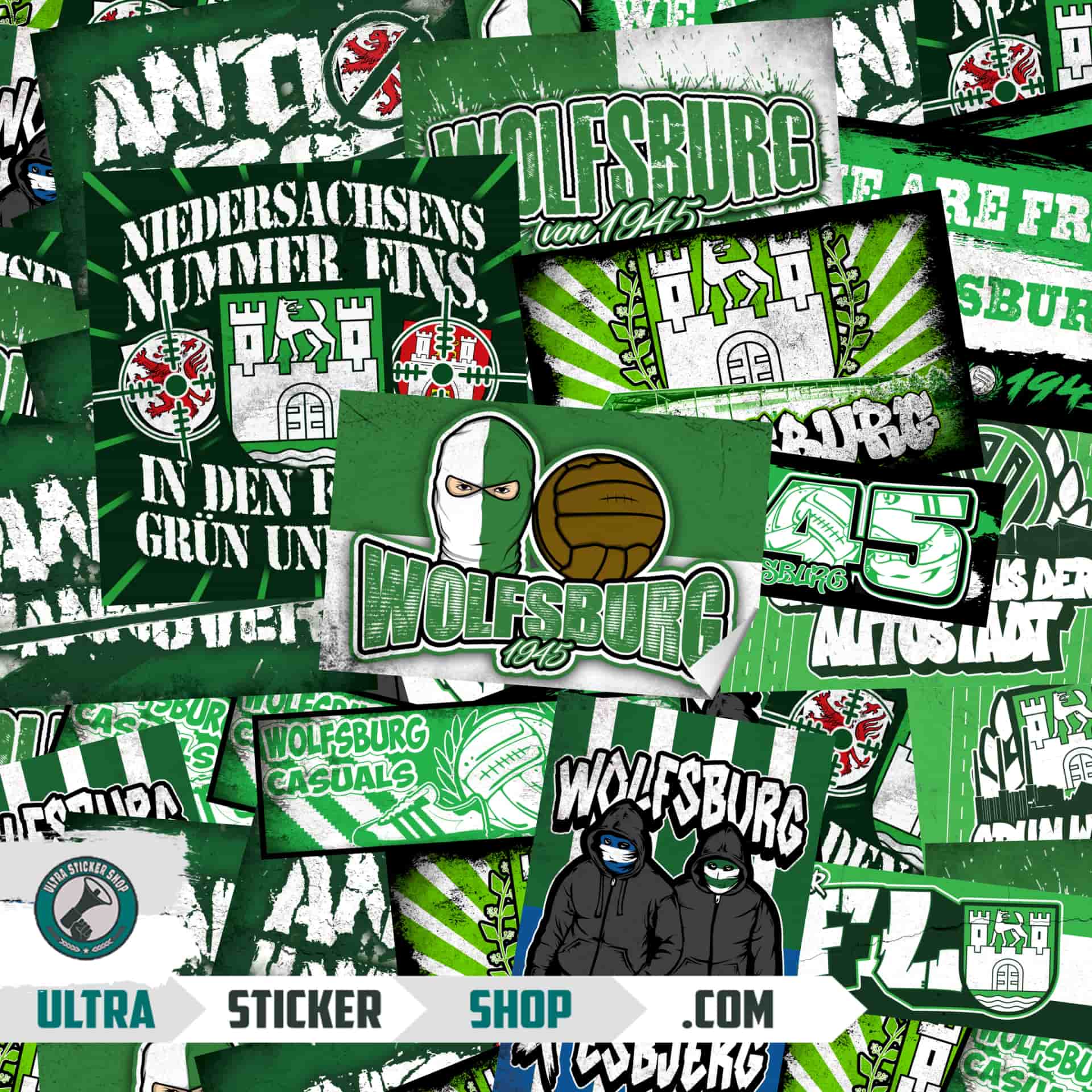 Wolfsburg Sticker-Mix
