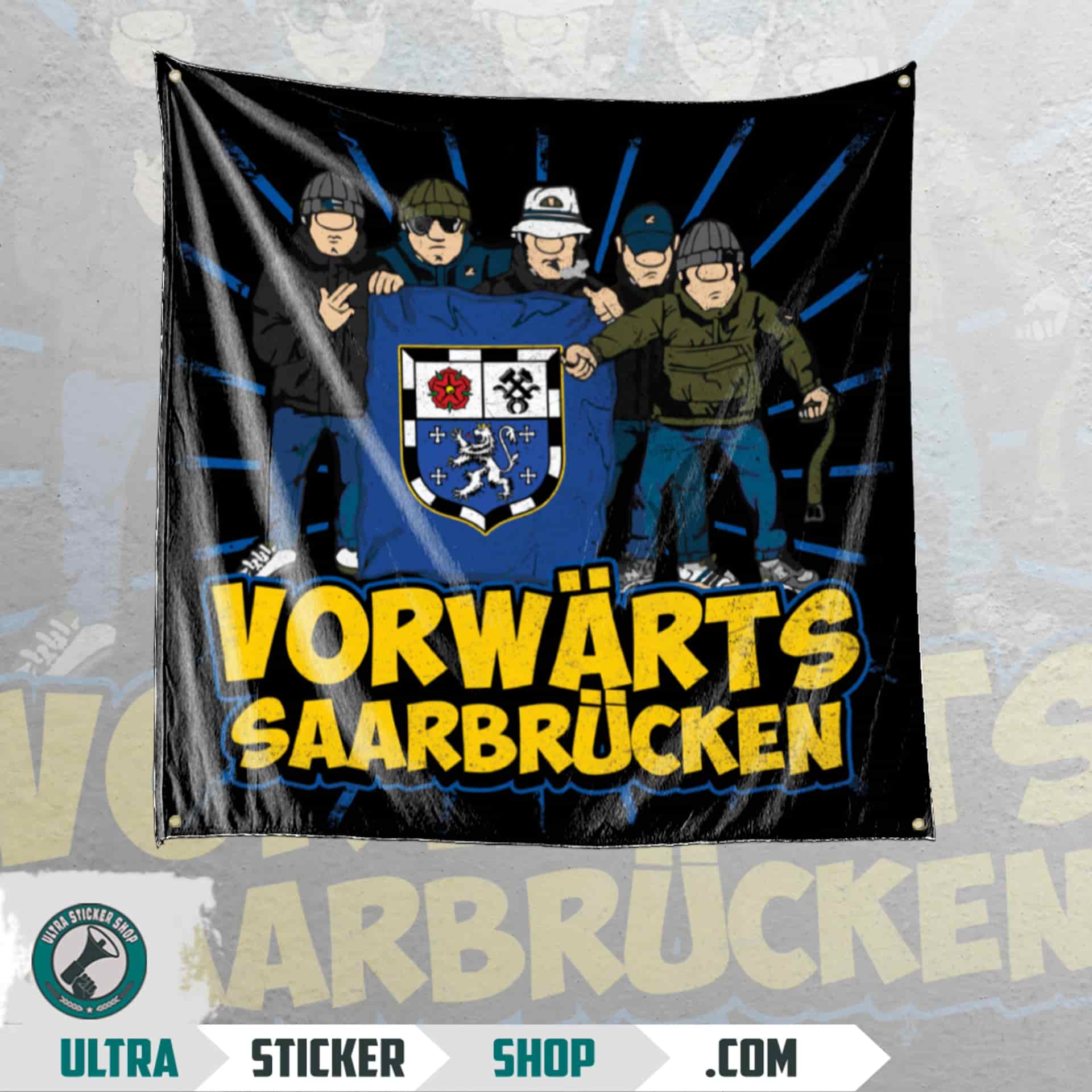 Vorwärts Saarbrücken Flag