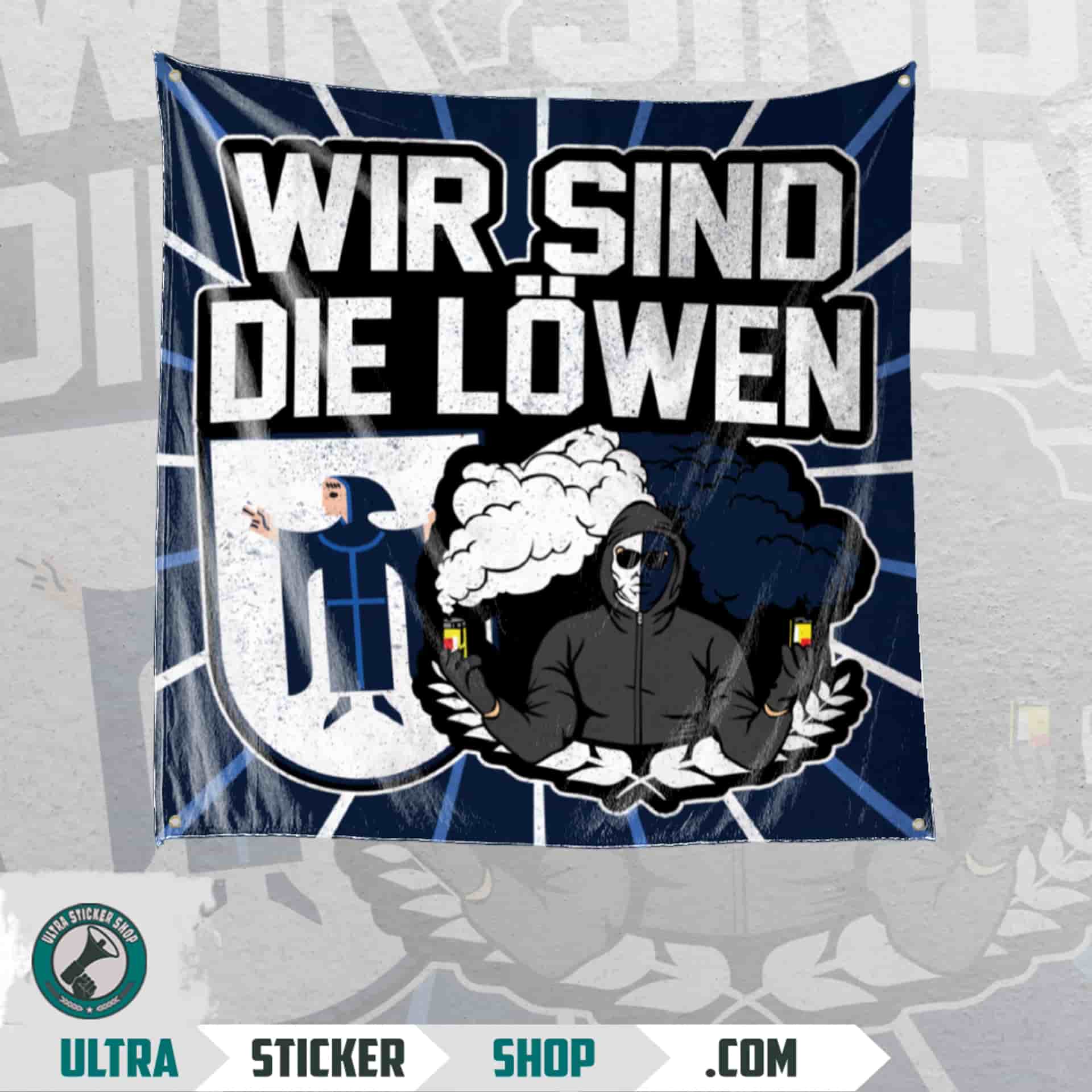 Wir sind Die Löwen Flag